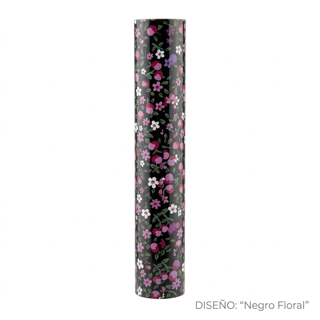 Bastón de mano plegable Drive diseño Negro Floral
