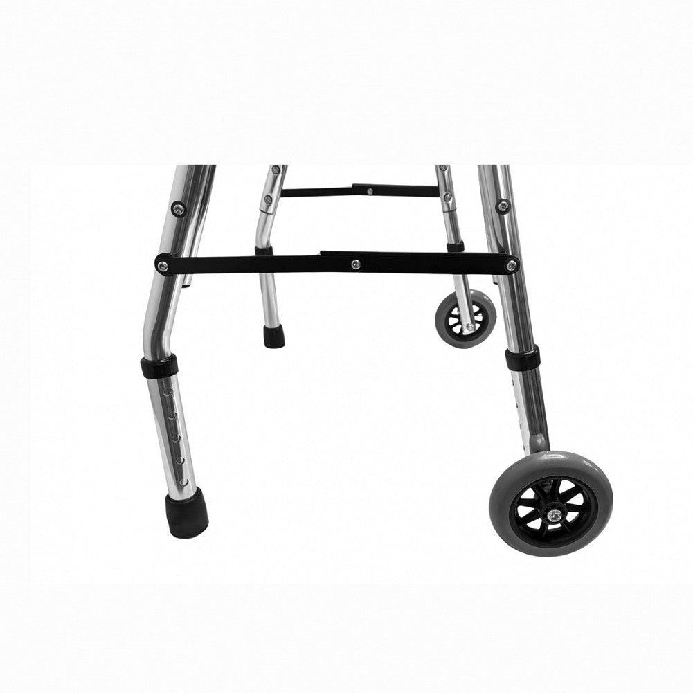 Andador Aluminio con Asiento y Ruedas
