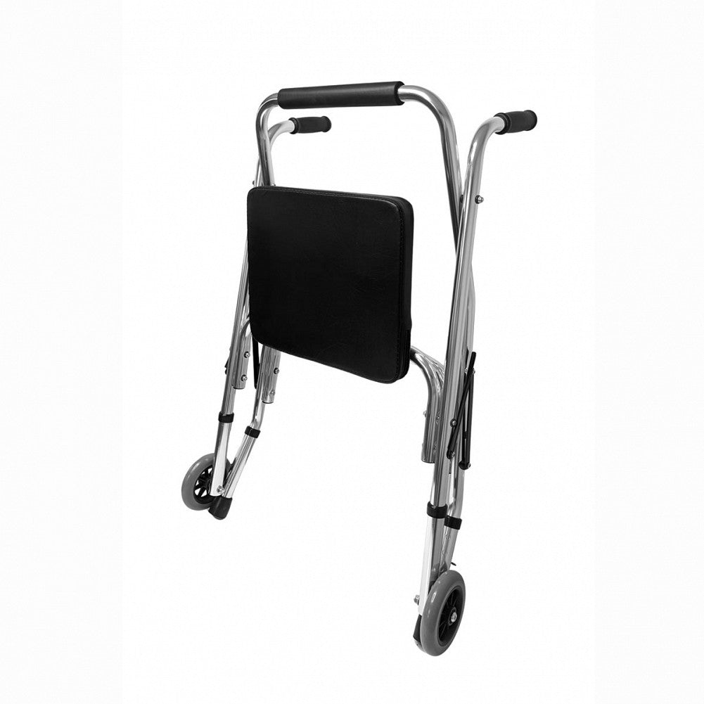Andador Aluminio con Asiento y Ruedas