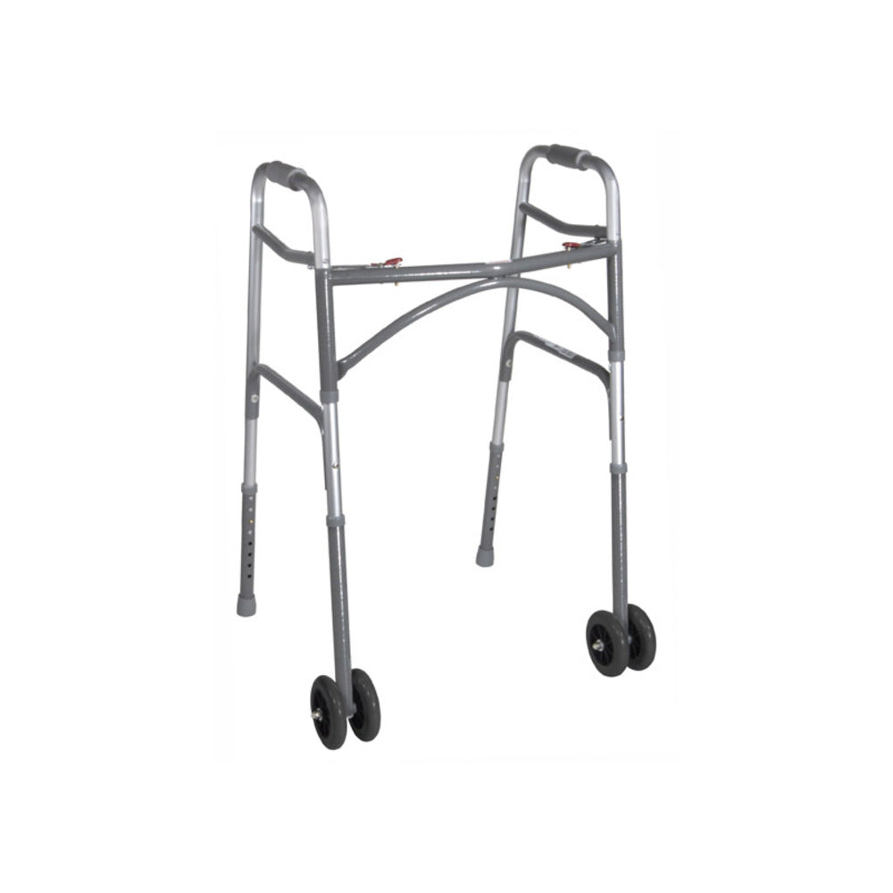 Andador Plegable 2 Ruedas Dobles Bariatrico