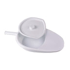 Chata Plastica Tipo Zapato Blanca