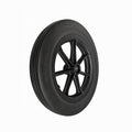 Rueda Maciza Negra Aro 12 PR
