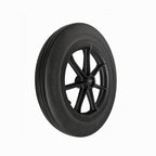 Rueda Maciza Negra Aro 12 PR